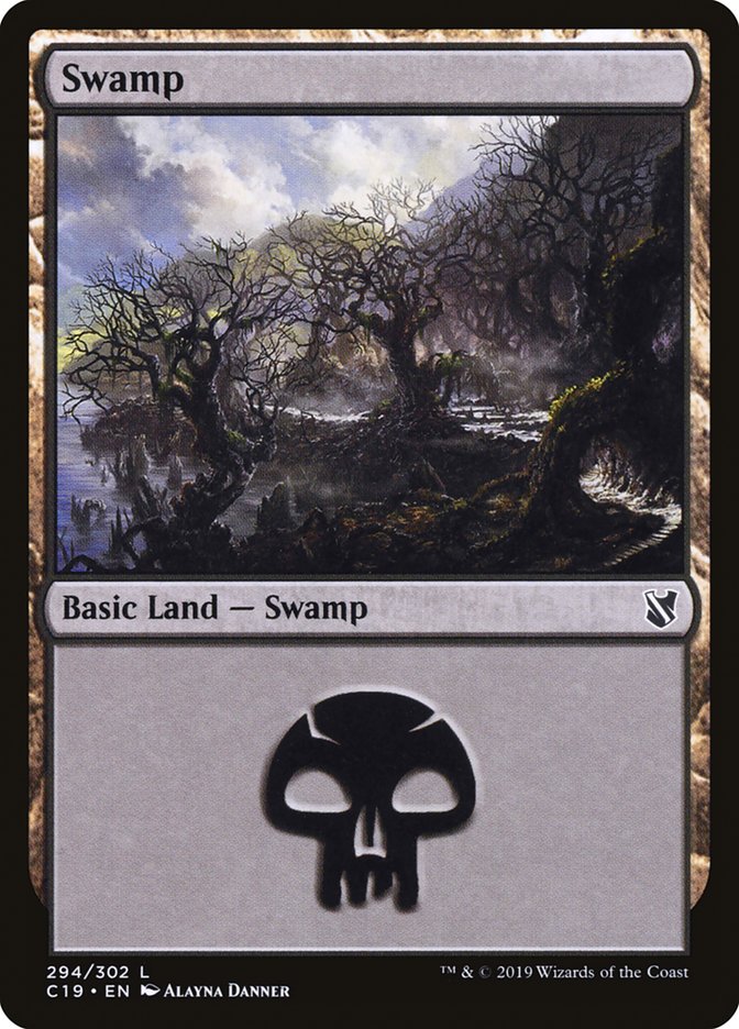 Swamp (294) [Commander 2019] | Play N Trade Winnipeg