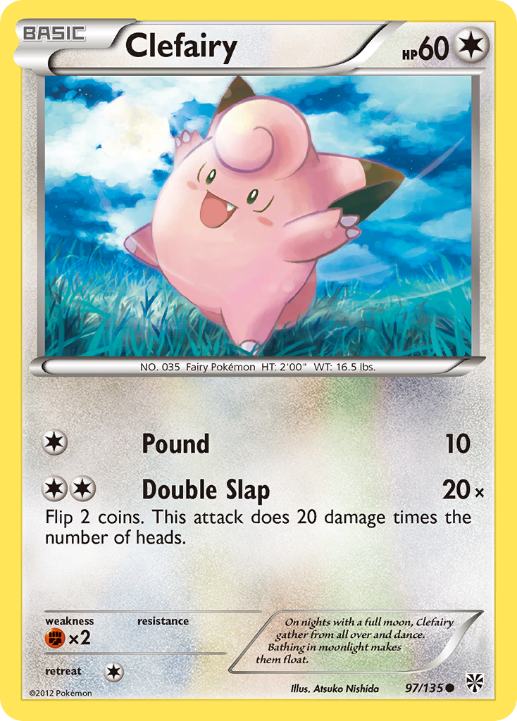 Clefairy (97/135) [Black & White: Plasma Storm] | Play N Trade Winnipeg