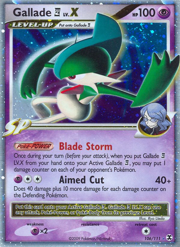 Gallade LV.X (106/111) [Platinum: Rising Rivals] | Play N Trade Winnipeg