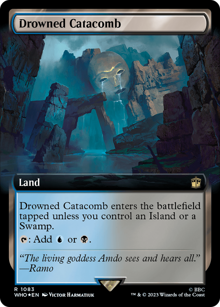 Drowned Catacomb (Extended Art) (Surge Foil) [Doctor Who] | Play N Trade Winnipeg