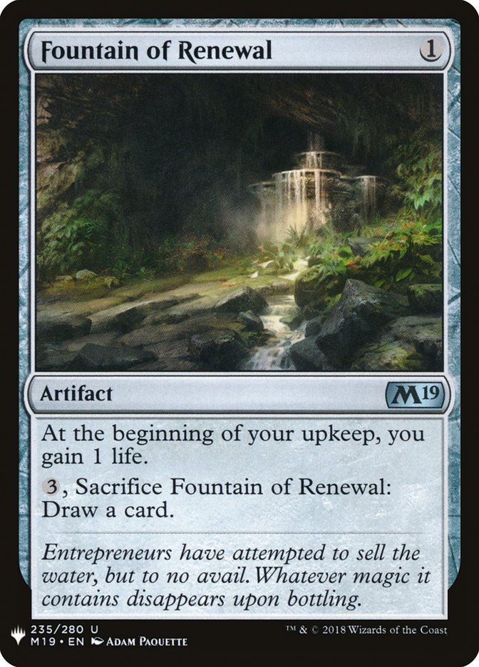 Fountain of Renewal [Mystery Booster] | Play N Trade Winnipeg