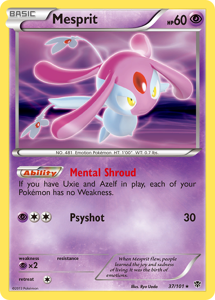 Mesprit (37/101) [Black & White: Plasma Blast] | Play N Trade Winnipeg