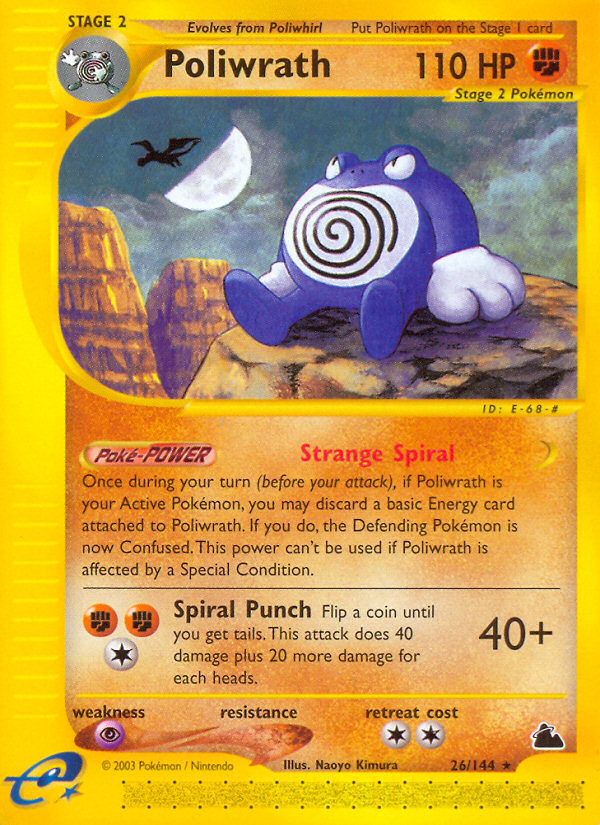 Poliwrath (26/144) [Skyridge] | Play N Trade Winnipeg