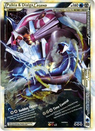 Palkia & Dialga LEGEND (101/102) (Jumbo Card) [HeartGold & SoulSilver: Triumphant] | Play N Trade Winnipeg