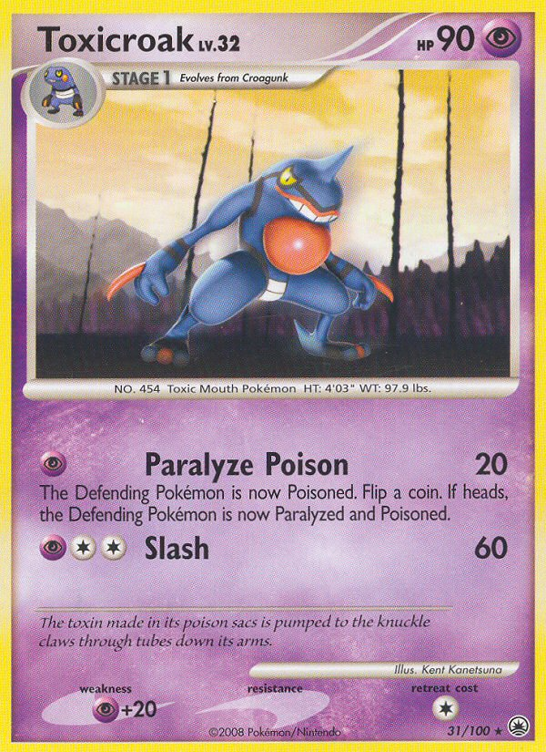 Toxicroak (31/100) [Diamond & Pearl: Majestic Dawn] | Play N Trade Winnipeg