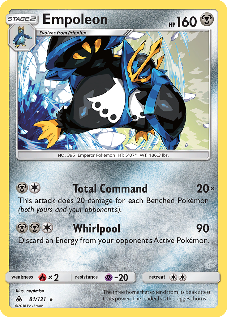 Empoleon (81/131) [Sun & Moon: Forbidden Light] | Play N Trade Winnipeg