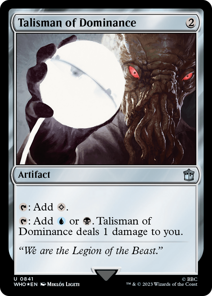 Talisman of Dominance (Surge Foil) [Doctor Who] | Play N Trade Winnipeg