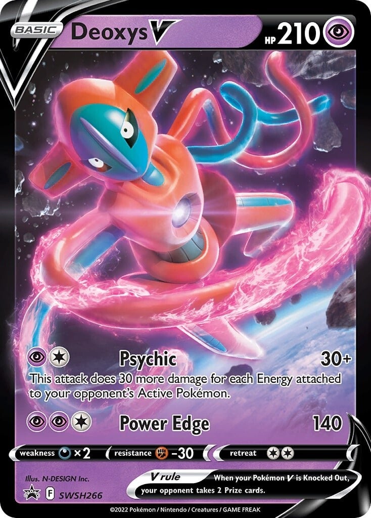 Deoxys V (SWSH266) [Sword & Shield: Black Star Promos] | Play N Trade Winnipeg