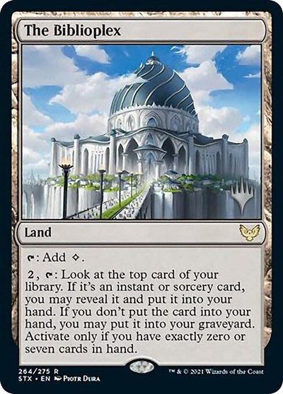 The Biblioplex (Promo Pack) [Strixhaven: School of Mages Promos] | Play N Trade Winnipeg