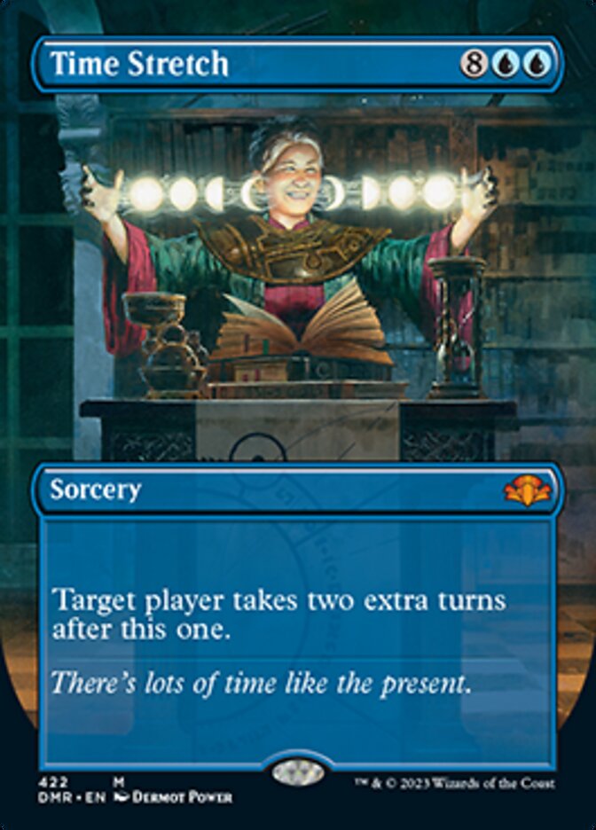 Time Stretch (Borderless Alternate Art) [Dominaria Remastered] | Play N Trade Winnipeg