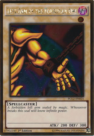 Left Arm of the Forbidden One [PGL2-EN025] Gold Rare | Play N Trade Winnipeg