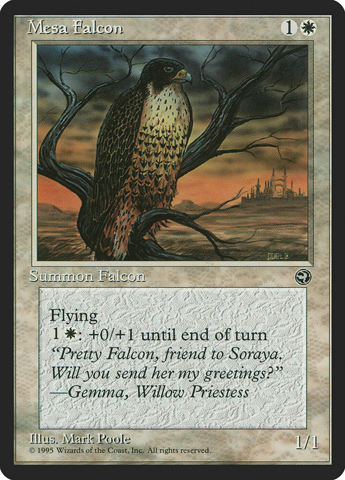 Mesa Falcon (Gemma Flavor Text) [Homelands] | Play N Trade Winnipeg