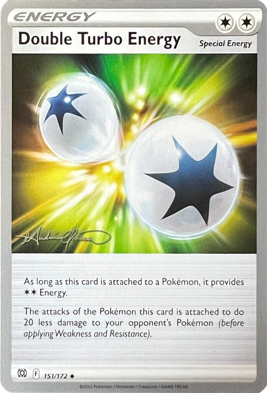 Double Turbo Energy (151/172) (The Shape of Mew - Andre Chiasson) [World Championships 2022] | Play N Trade Winnipeg