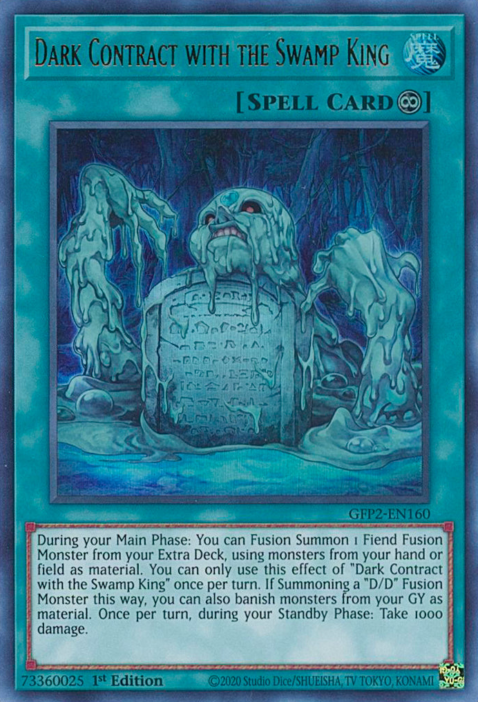 Dark Contract with the Swamp King [GFP2-EN160] Ultra Rare | Play N Trade Winnipeg