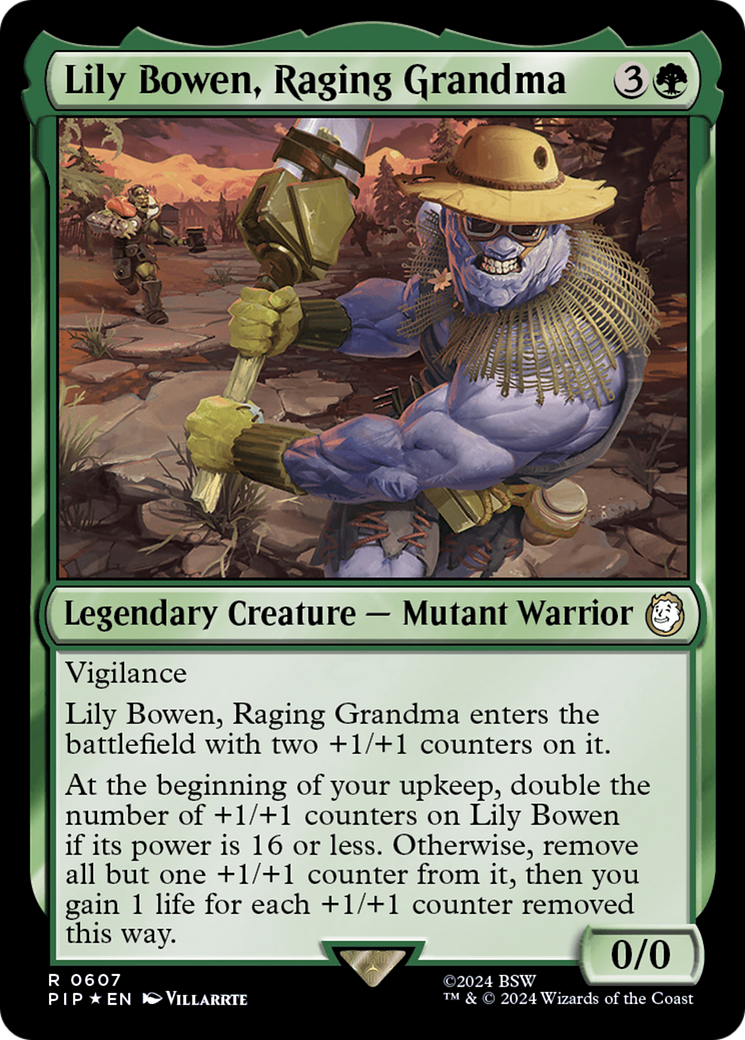 Lily Bowen, Raging Grandma (Surge Foil) [Fallout] | Play N Trade Winnipeg