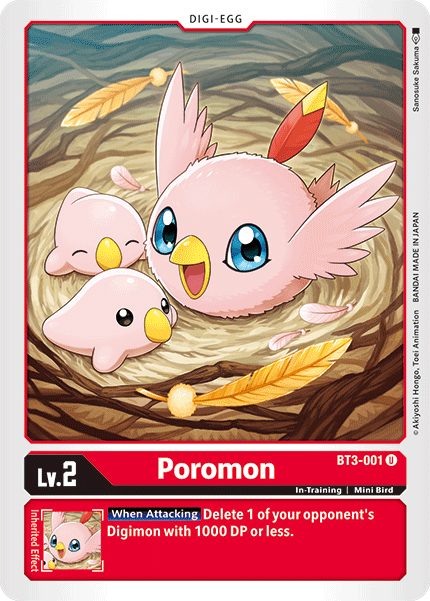 Poromon [BT3-001] [Release Special Booster Ver.1.5] | Play N Trade Winnipeg