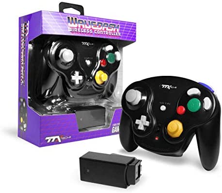 GameCube Black Wavedash 2.4GHz Wireless Controller [TTX Tech] | Play N Trade Winnipeg