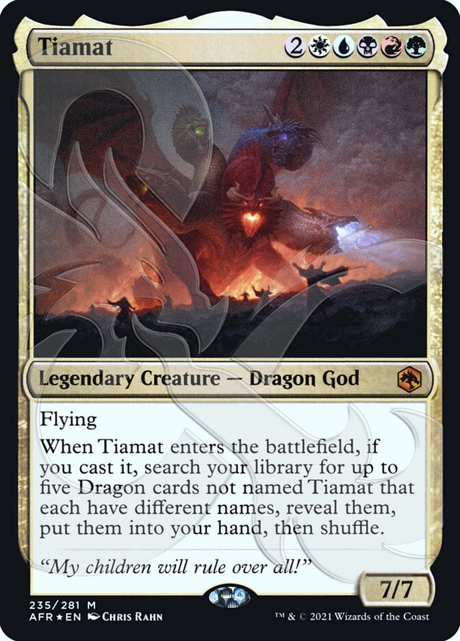 Tiamat (Ampersand Promo) [Dungeons & Dragons: Adventures in the Forgotten Realms Promos] | Play N Trade Winnipeg