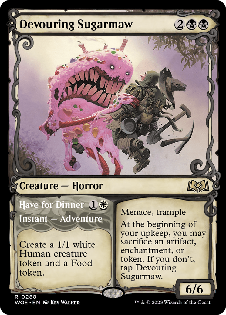 Devouring Sugarmaw // Have For Dinner (Showcase) [Wilds of Eldraine] | Play N Trade Winnipeg