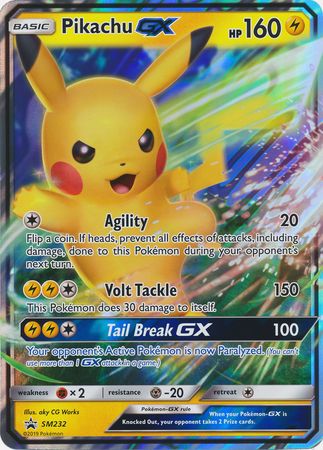 Pikachu GX (SM232) (Jumbo Card) [Sun & Moon: Black Star Promos] | Play N Trade Winnipeg