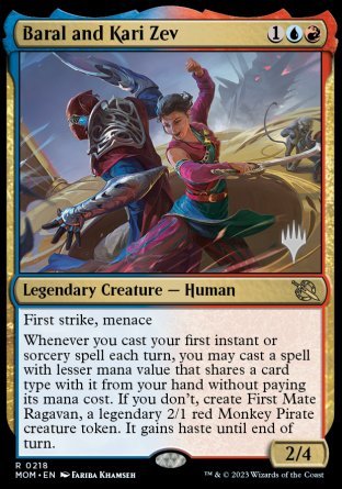 Baral and Kari Zev (Promo Pack) [March of the Machine Promos] | Play N Trade Winnipeg