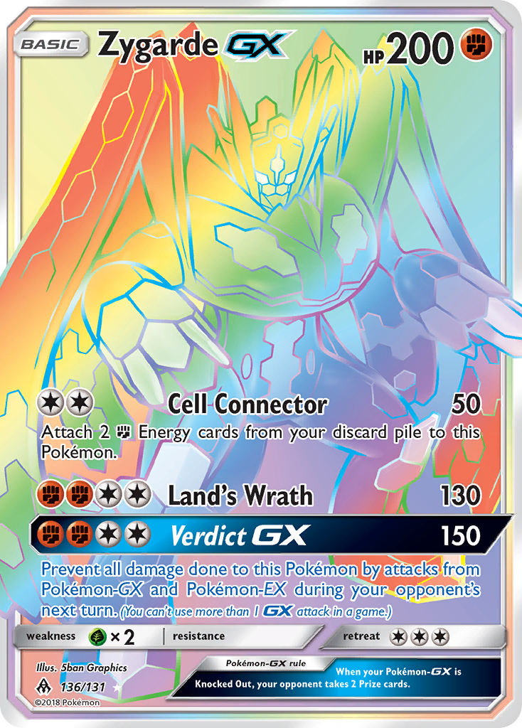 Zygarde GX (136/131) [Sun & Moon: Forbidden Light] | Play N Trade Winnipeg