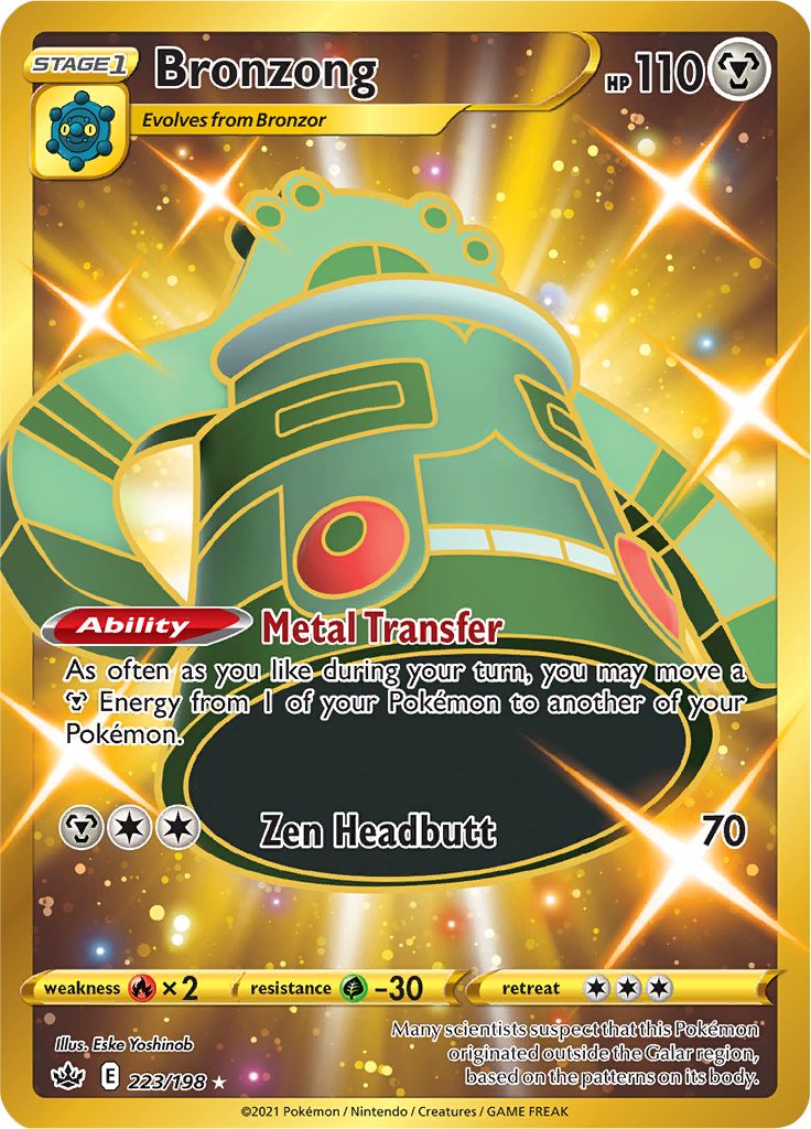 Bronzong (223/198) [Sword & Shield: Chilling Reign] | Play N Trade Winnipeg