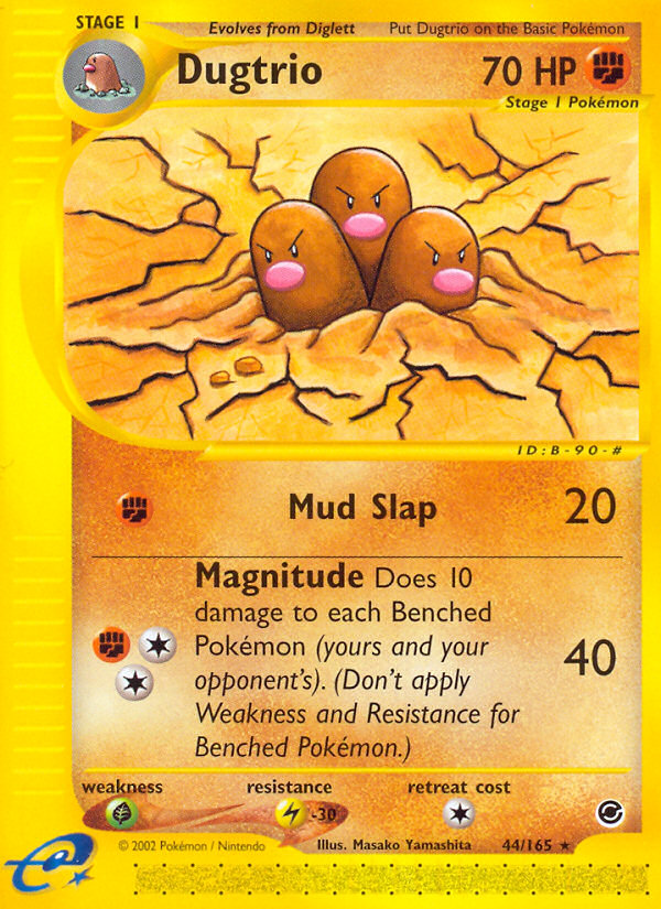 Dugtrio (44/165) [Expedition: Base Set] | Play N Trade Winnipeg