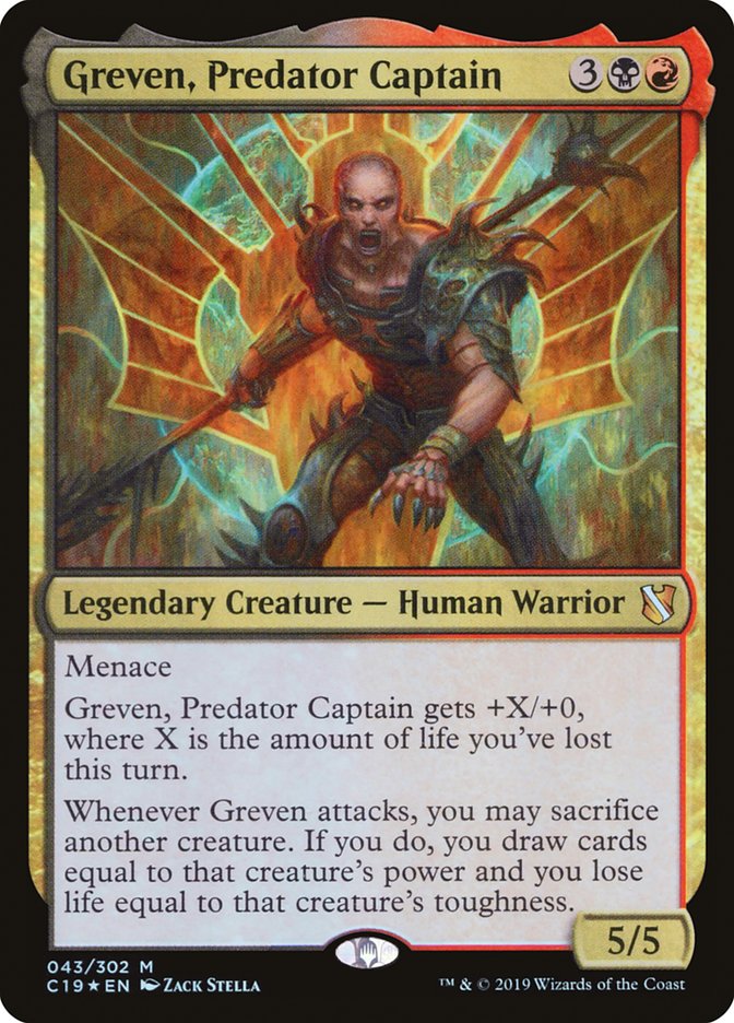 Greven, Predator Captain [Commander 2019] | Play N Trade Winnipeg