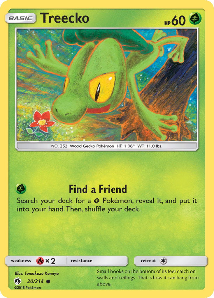 Treecko (20/214) [Sun & Moon: Lost Thunder] | Play N Trade Winnipeg