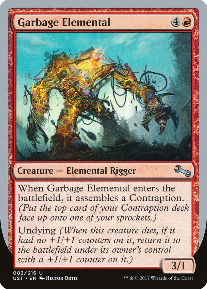 Garbage Elemental (3/1 Creature) [Unstable] | Play N Trade Winnipeg