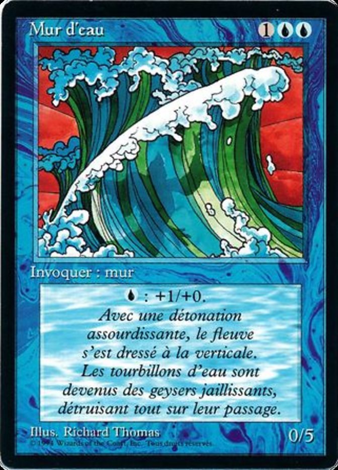 Wall of Water [Foreign Black Border] | Play N Trade Winnipeg