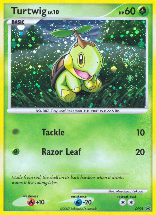 Turtwig (DP01) [Diamond & Pearl: Black Star Promos] | Play N Trade Winnipeg