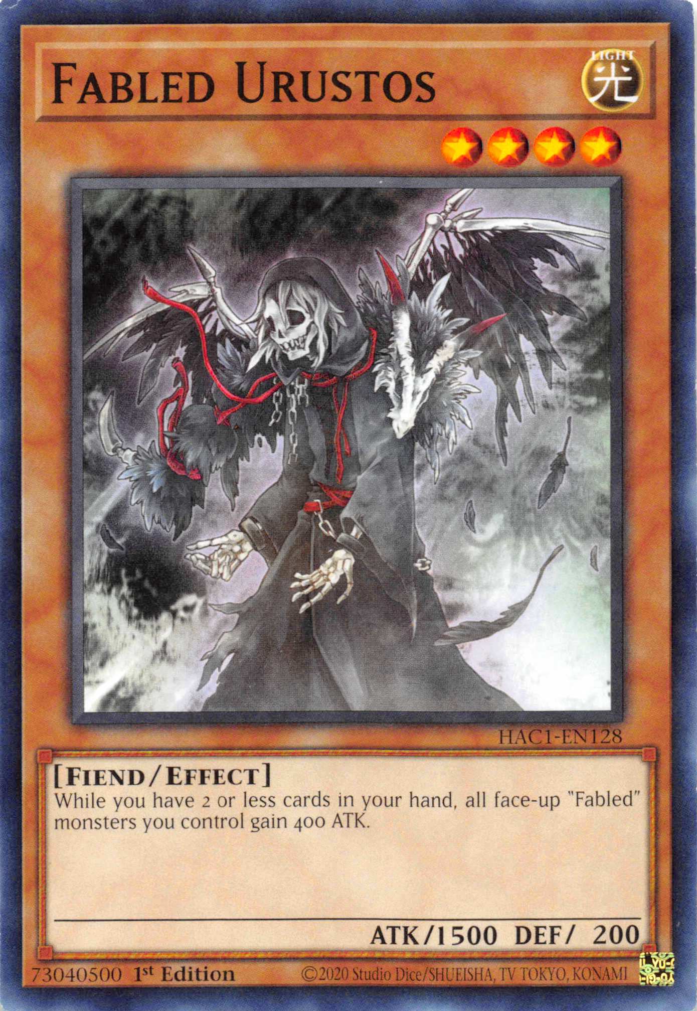 Fabled Urustos (Duel Terminal) [HAC1-EN128] Parallel Rare | Play N Trade Winnipeg