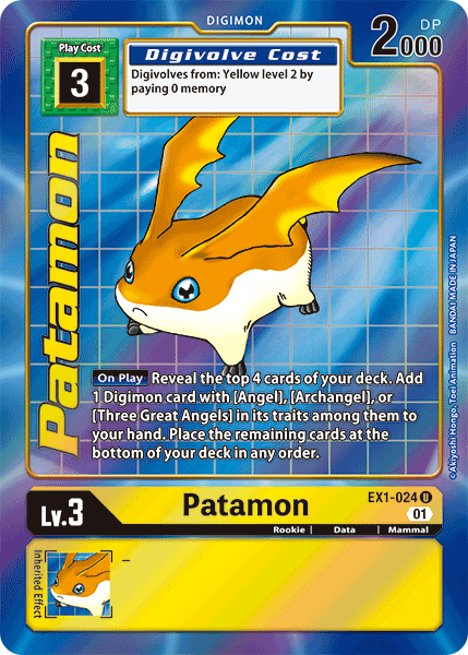 Patamon [EX1-024] (Alternate Art) [Classic Collection] | Play N Trade Winnipeg