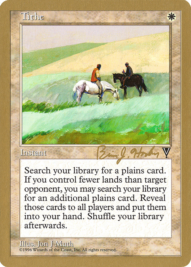 Tithe (Brian Hacker) [World Championship Decks 1998] | Play N Trade Winnipeg