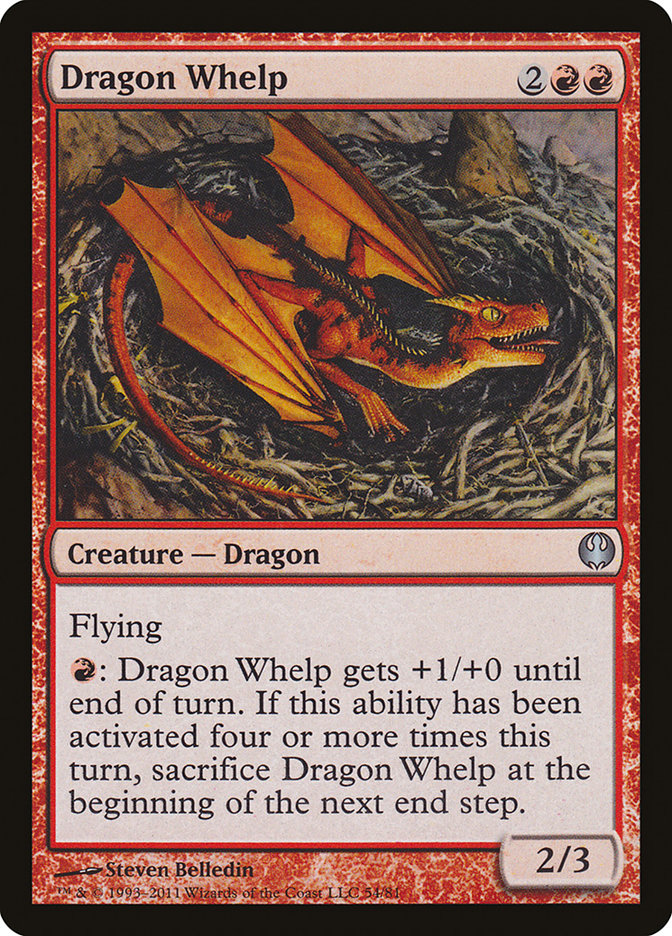 Dragon Whelp [Duel Decks: Knights vs. Dragons] | Play N Trade Winnipeg
