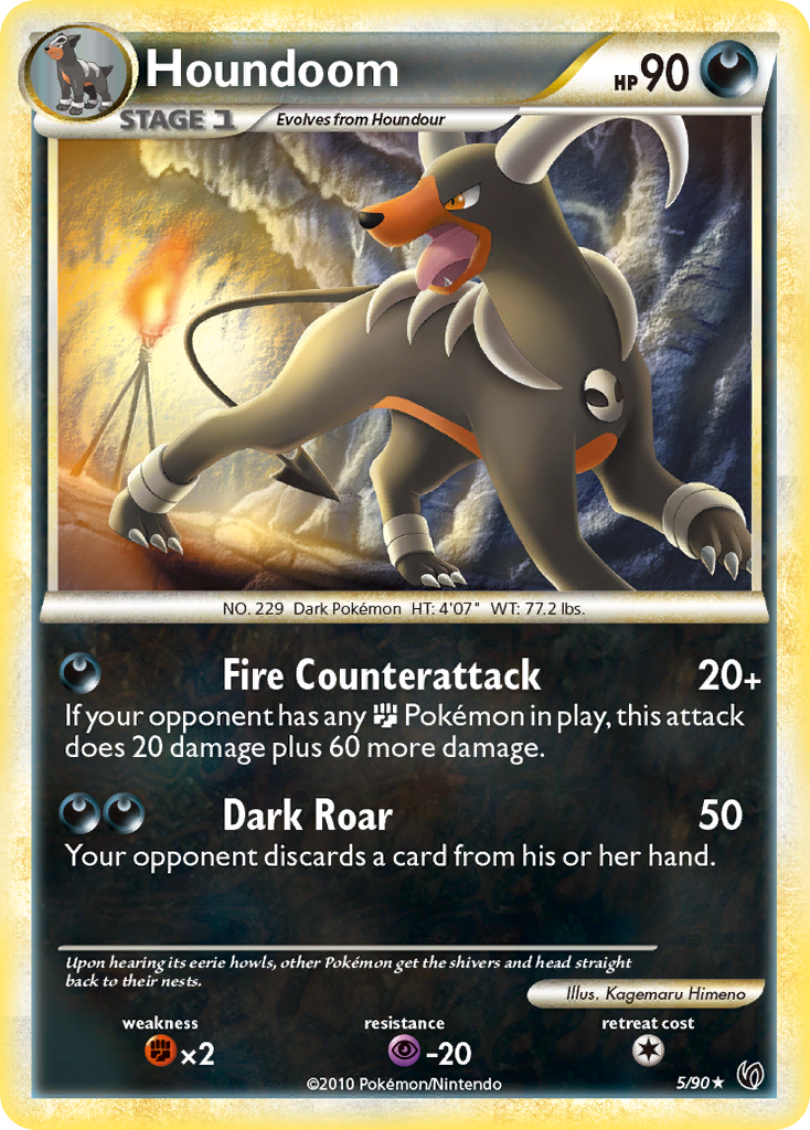 Houndoom (5/90) [HeartGold & SoulSilver: Undaunted] | Play N Trade Winnipeg