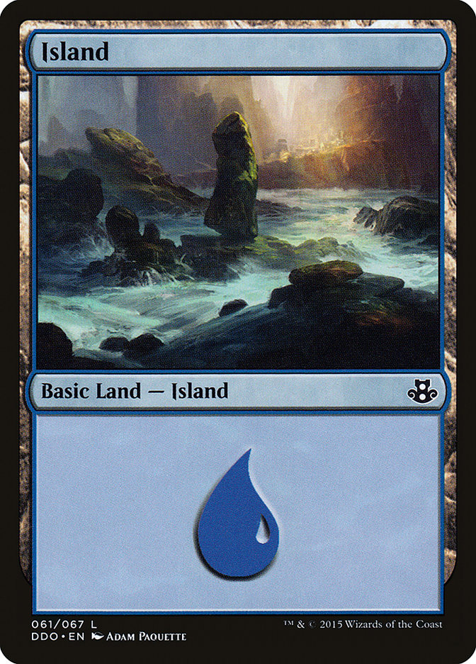 Island (61) [Duel Decks: Elspeth vs. Kiora] | Play N Trade Winnipeg