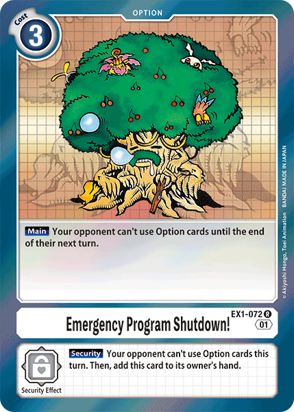 Emergency Program Shutdown! [EX1-072] [Classic Collection] | Play N Trade Winnipeg