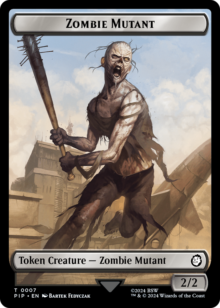 Zombie Mutant // Copy Double-Sided Token [Fallout Tokens] | Play N Trade Winnipeg