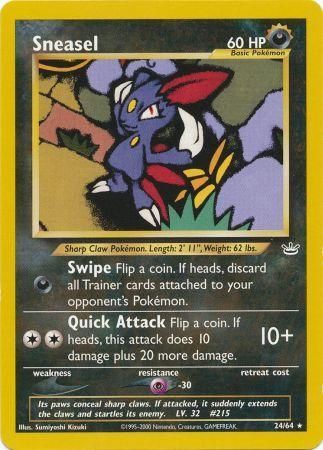 Sneasel (24/64) [Neo Revelation Unlimited] | Play N Trade Winnipeg