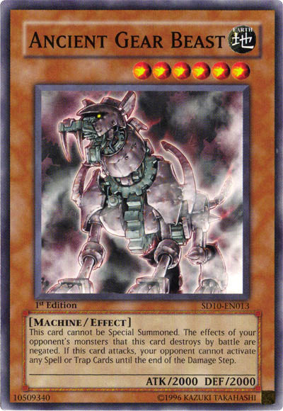 Ancient Gear Beast [SD10-EN013] Common | Play N Trade Winnipeg