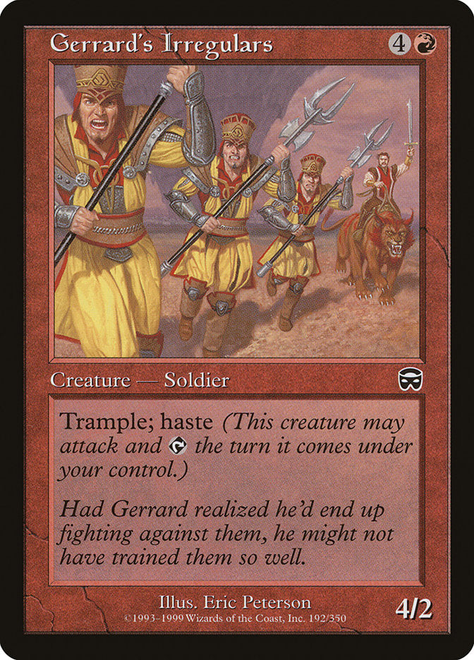 Gerrard's Irregulars [Mercadian Masques] | Play N Trade Winnipeg