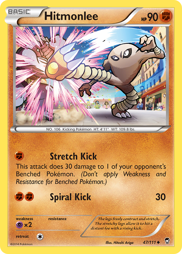 Hitmonlee (47/111) [XY: Furious Fists] | Play N Trade Winnipeg