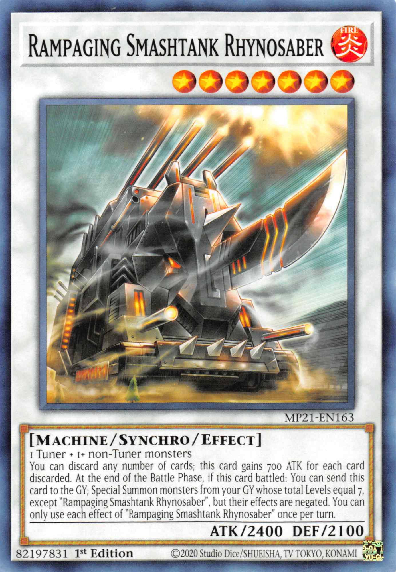 Rampaging Smashtank Rhynosaber [MP21-EN163] Common | Play N Trade Winnipeg