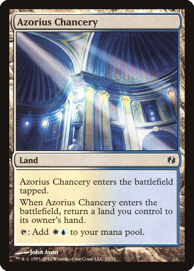 Azorius Chancery [Duel Decks: Venser vs. Koth] | Play N Trade Winnipeg