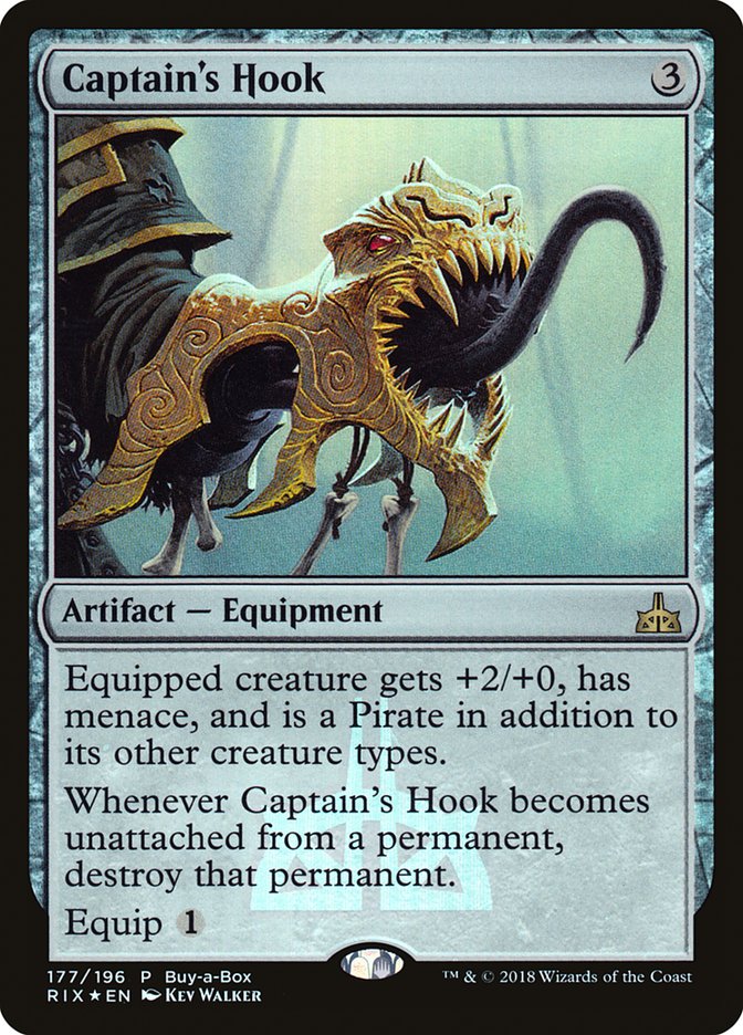 Captain's Hook (Buy-A-Box) [Rivals of Ixalan Promos] | Play N Trade Winnipeg