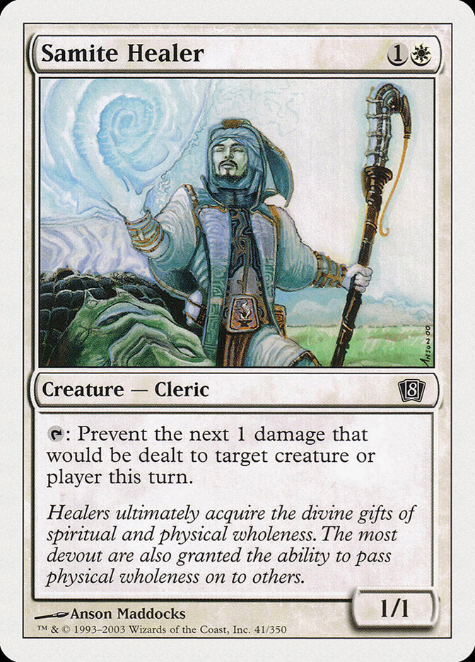 Samite Healer [Eighth Edition] | Play N Trade Winnipeg