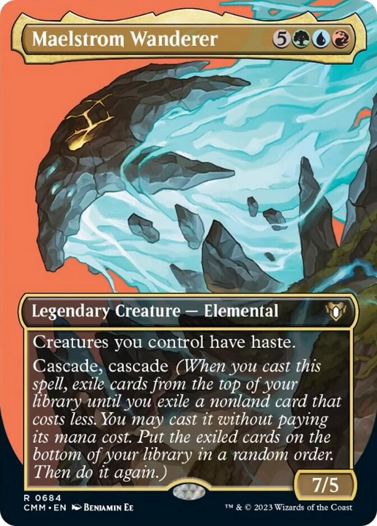 Maelstrom Wanderer (Borderless Profile) [Commander Masters] | Play N Trade Winnipeg